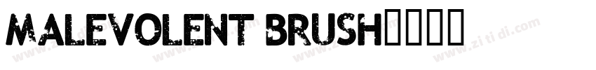 Malevolent Brush字体转换